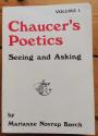 Billede af bogen Chaucer's poetics. Seeing and asking Volume 1