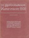 Billede af bogen Die Photographische Kunst im Jahre 1908