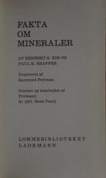 Billede af bogen Fakta om mineraler