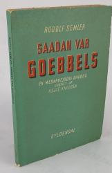 Billede af bogen Saadan var Goebbels