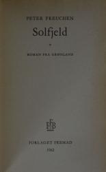 Billede af bogen Solfjeld: Roman fra Grønland