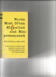 Billede af bogen Words most often misspelled and mispronounced
