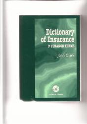 Billede af bogen Dictionary of Insurance and Finance Terms