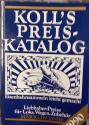 Billede af bogen Koll`s Preiskatalog. Liebhaber-Preise für Loks, Wagen, Zubehør. Märklin 00/H0. 1990.