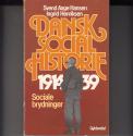 Billede af bogen dansk socialhistorie 1914-39