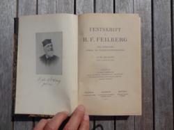 Billede af bogen Festskrift til H. F. Feilberg. Fra Nordiske Sprog- og Folkemindeforskere. På 80 års dagen den 6.august 1911