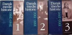 Billede af bogen Dansk mediehistorie 1840-1995. 3 bind. 