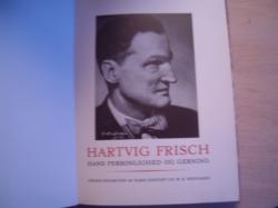 Billede af bogen Hartvig Frisch-Hans Personlighed og gerning