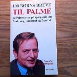 Billede af bogen 100 børns breve til Palme