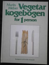Billede af bogen Vegetarkogebogen for 1 person