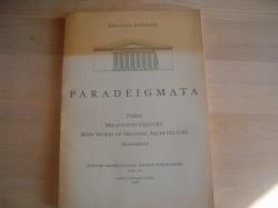 Billede af bogen Paradeigmata