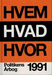 Billede af bogen Hvem hvad hvor 1991