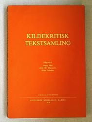 Billede af bogen Kildekritisk tekstsamling