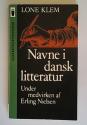 Billede af bogen Navne i dansk litteratur