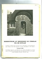 Billede af bogen Beskrivelse af Sønderho og forslag til en byplan