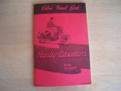 Billede af bogen Riders hand Book Harley Davidson Mode 74 OHV