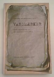 Billede af bogen Vandmærker - Nærlæsning af ny dansk litteratur