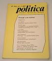 Billede af bogen Politica - Tidsskrift for politisk videnskab nr.3 1987 - Politik som Kultur
