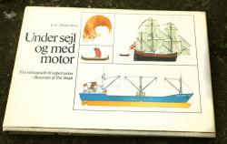 Billede af bogen Under sejl og med motor. Fra vikingeskib til supertanker - illustreret af Per Bøgh