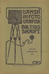 Billede af bogen Dansk fotografisk Tidsskrift 1919