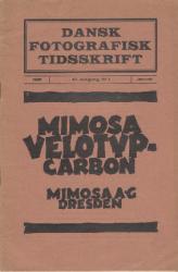 Billede af bogen Dansk fotografisk Tidsskrift 1925