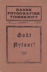 Billede af bogen Dansk fotografisk Tidsskrift 1928