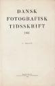 Billede af bogen Dansk fotografisk Tidsskrift 1931-32