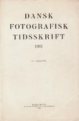 Billede af bogen Dansk fotografisk Tidsskrift 1931-32