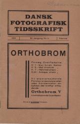 Billede af bogen Dansk fotografisk Tidsskrift 1932