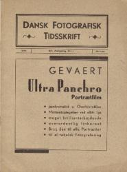 Billede af bogen Dansk fotografisk Tidsskrift 1935