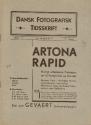 Billede af bogen Dansk fotografisk Tidsskrift 1939