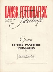 Billede af bogen Dansk fotografisk Tidsskrift 1942