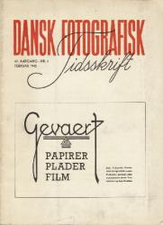 Billede af bogen Dansk fotografisk Tidsskrift 1945