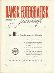 Billede af bogen Dansk fotografisk Tidsskrift 1948