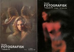 Billede af bogen Norsk fotografisk Tidsskrift 1985 og 1989