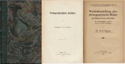 Billede af bogen Enzyklopädie der Photographie: Wiederherstellung alter photographischer Bilder + Photographisces Lexikon