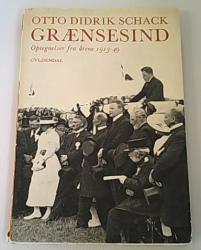 Billede af bogen Grænsesind - Optegnelser fra årene 1913-49