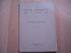 Billede af bogen Otto Lawaetz 1829-1929