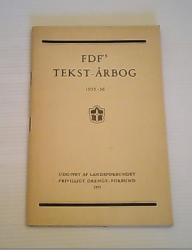 Billede af bogen FDF´s Tekst-årbog 1955-56