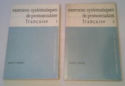 Billede af bogen Exercices systématiques de prononciation francaise 1+2