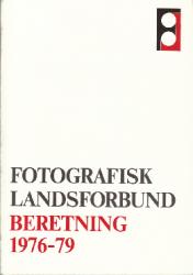Billede af bogen Fotografisk Landsforbund Beretning 1976-79