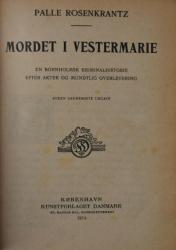 Billede af bogen Mordet i Vestermarie - en bornholmsk kriminalhistorie efter atker og muntlige overlevering