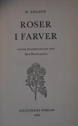 Billede af bogen Roser i farver
