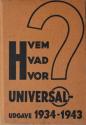 Billede af bogen Hvem Hvad Hvor - Universaludgave 1934-1943