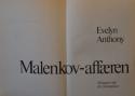 Billede af bogen Malenkov-affæren