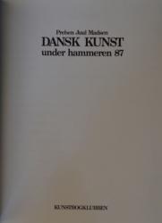 Billede af bogen Dansk kunst under hammeren - 1987