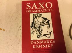 Billede af bogen Saxo grammatiks Danmarks krønike