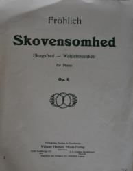 Billede af bogen Skovensomhed – Skogsfred – Waldeinsamkeit for Piano – Op. 8