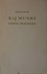 Billede af bogen Kaj Munks sidste prædiken