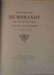 Billede af bogen Billeder af Rembrandt og hans elever i Den Kgl. Malerisamling